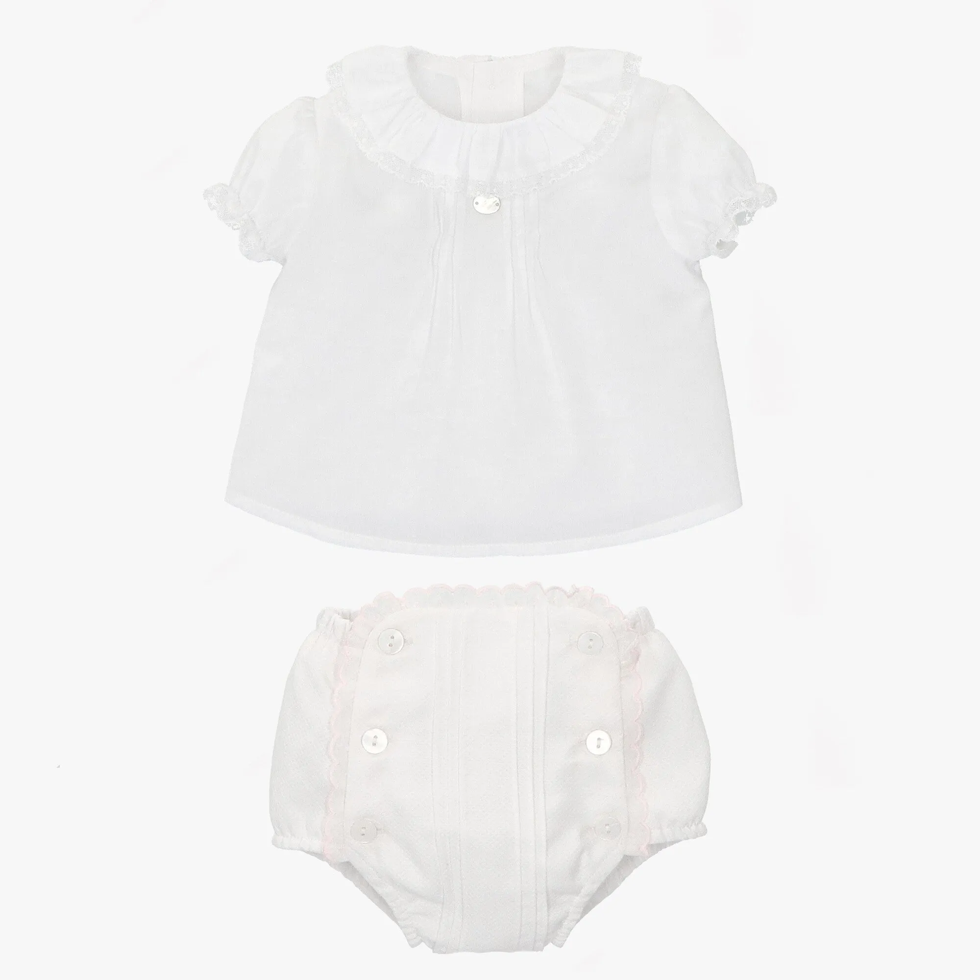 Batiste and Lace Bloomer Set