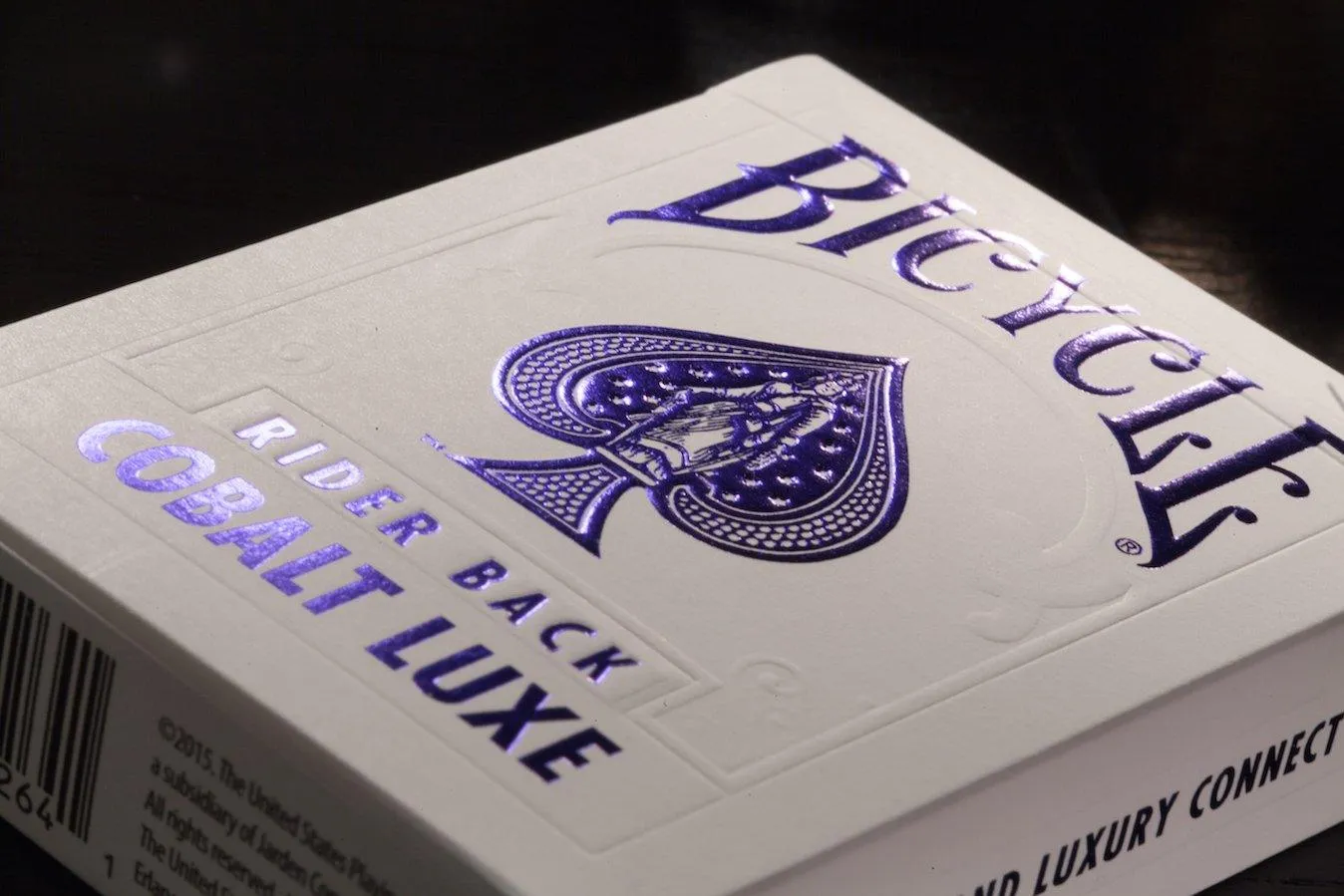 Bicycle Rider Back Cobalt Luxe (Blue) Playing Cards