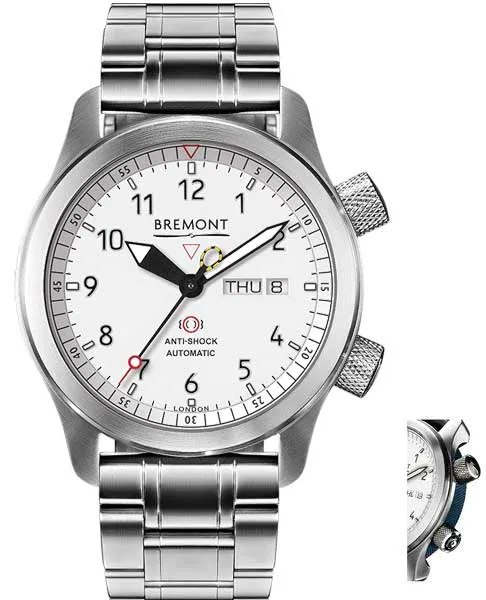 BM Watch Martin Baker MBII White Blue Bracelet
