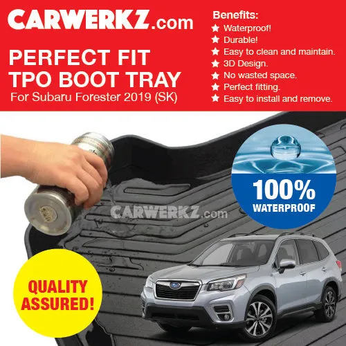 Carwerkz Boot Tray for Subaru Forester 2019-2024 5th Generation (SK)
