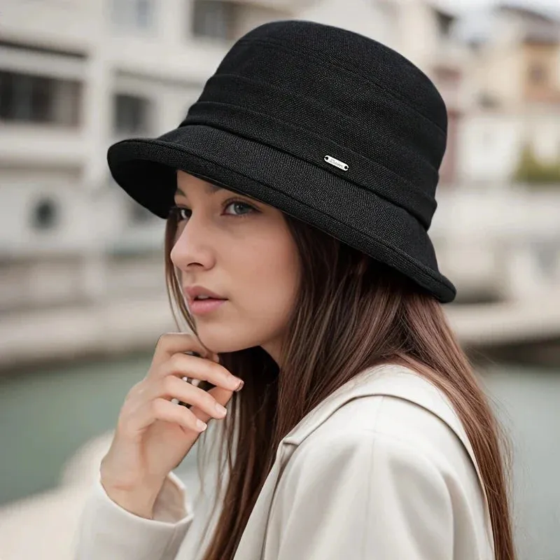 Casual Striped Breathable Sun Hat