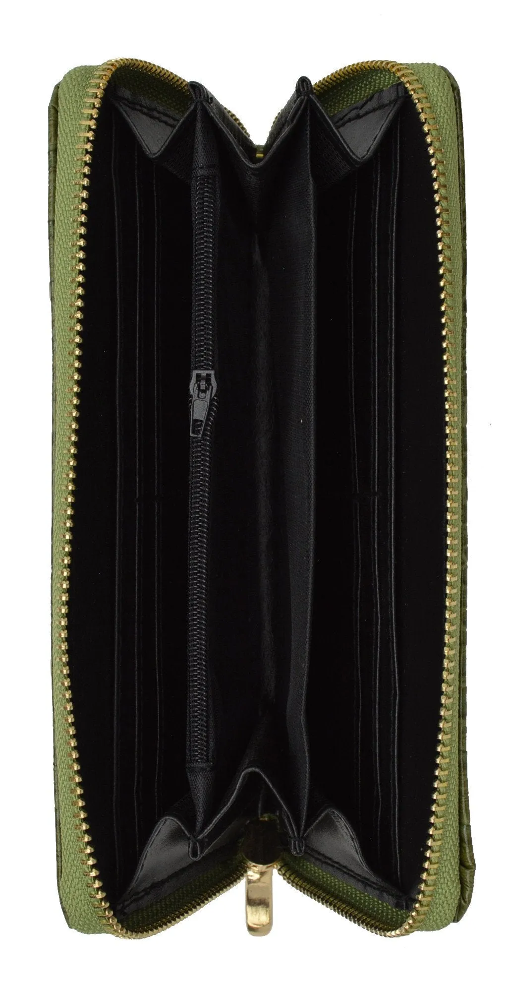 Croco Texture Ladies Wallet 126 11876 1