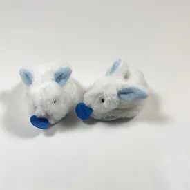 Doudou et Compagnie rattle baby slippers 0-6M