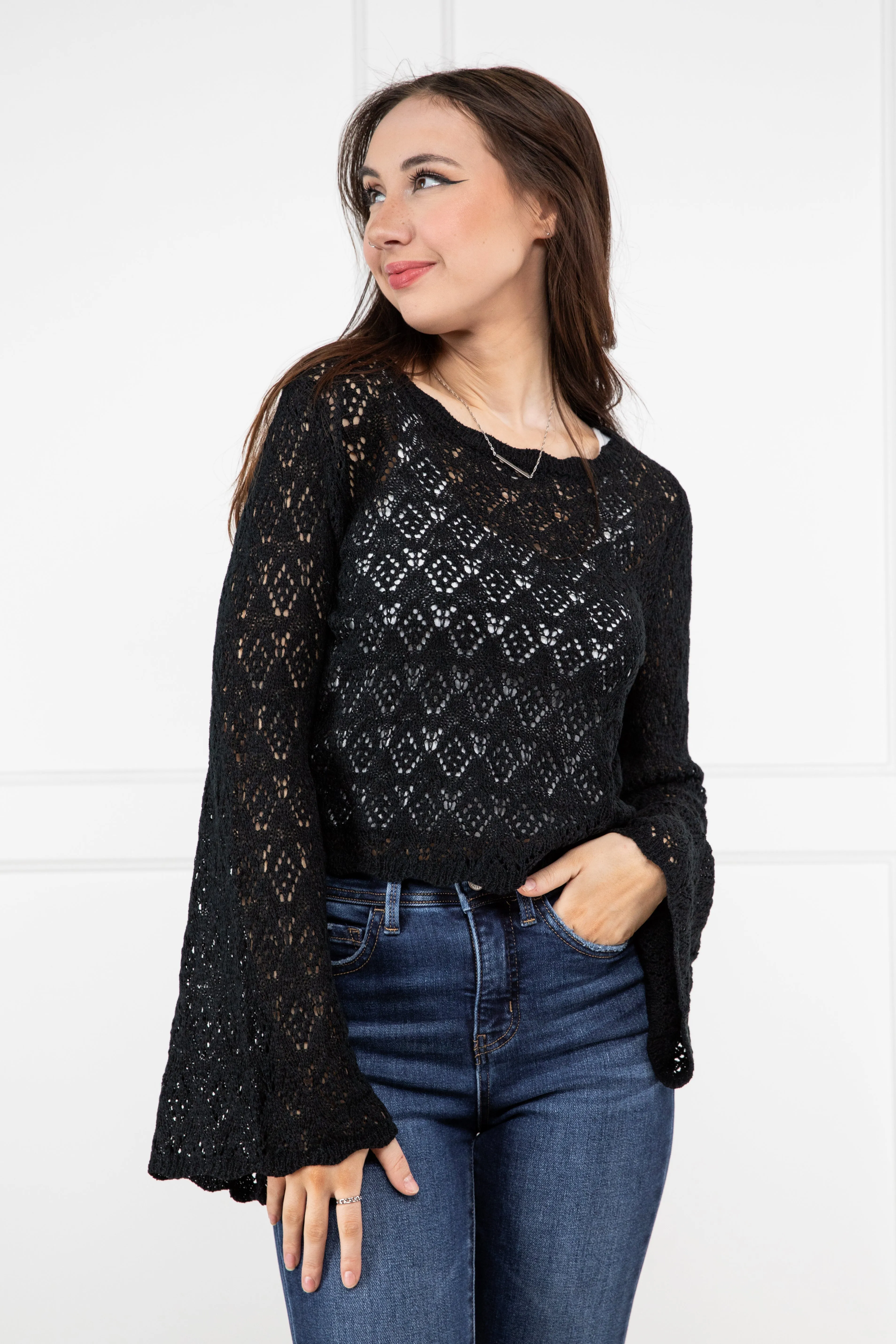 Dreaming of Diamonds Long Sleeve Top