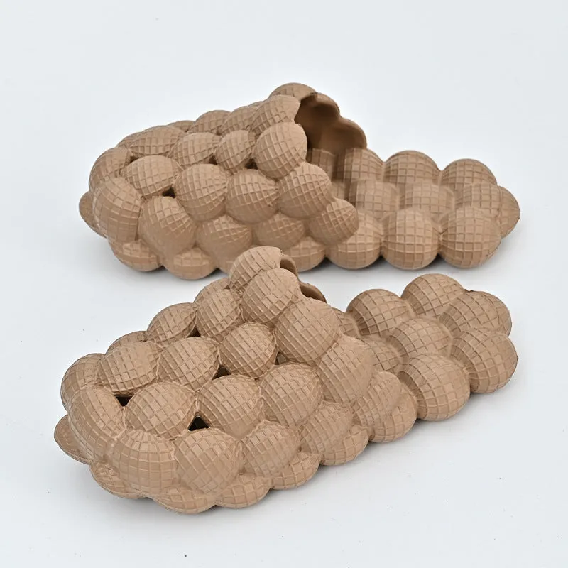 Fashion solid color grape slippers（ HPSD229）