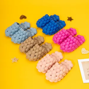 Fashion solid color grape slippers（ HPSD229）