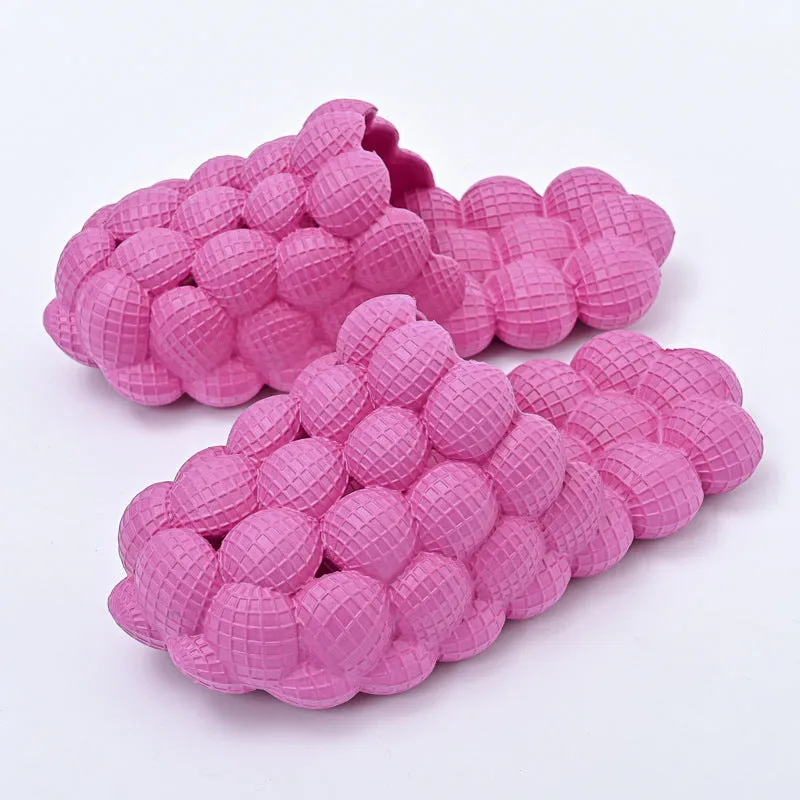 Fashion solid color grape slippers（ HPSD229）