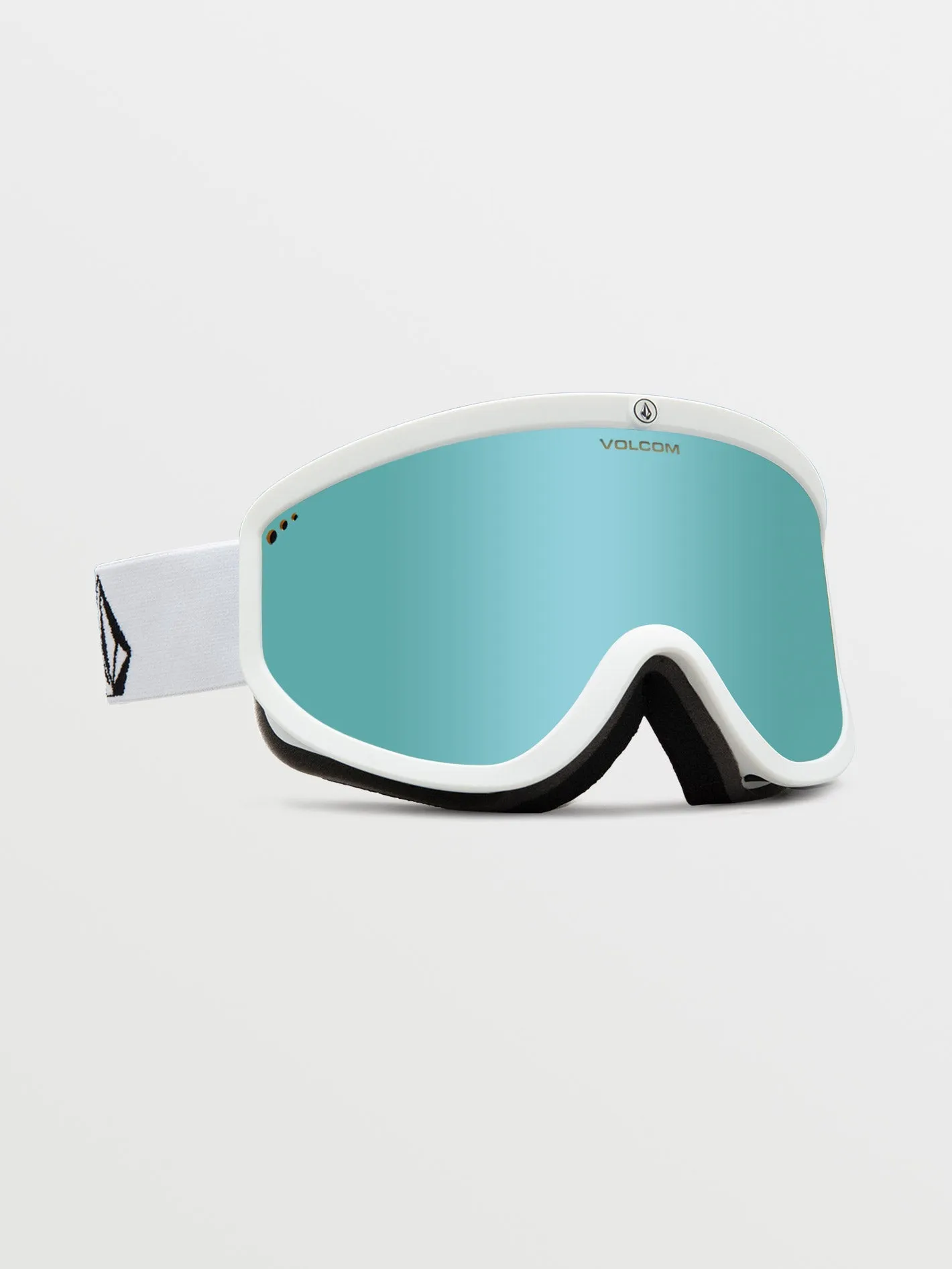 Footprints Goggle - Matte White Stone / Ice Chrome