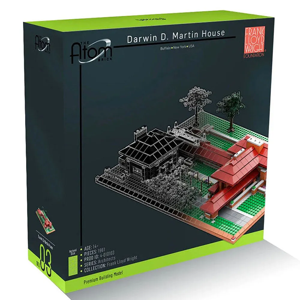 Frank Lloyd Wright Darwin D. Martin House Architecture Building Brick Set