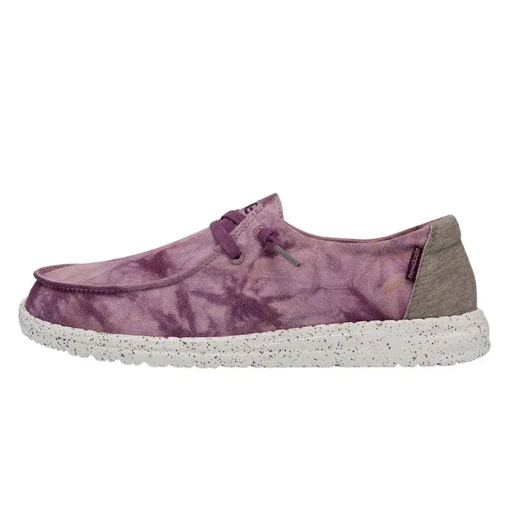 Hey Dude® Girl's Wendy Violet Tie Dye Slip On Shoes 130346867