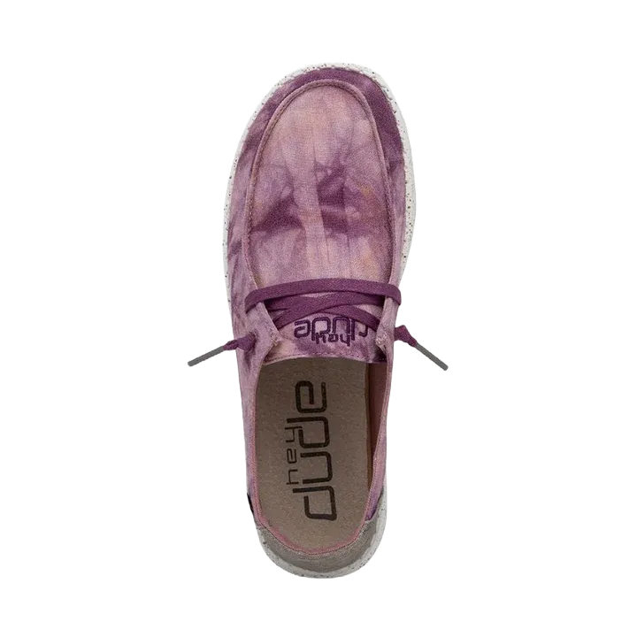 Hey Dude® Girl's Wendy Violet Tie Dye Slip On Shoes 130346867