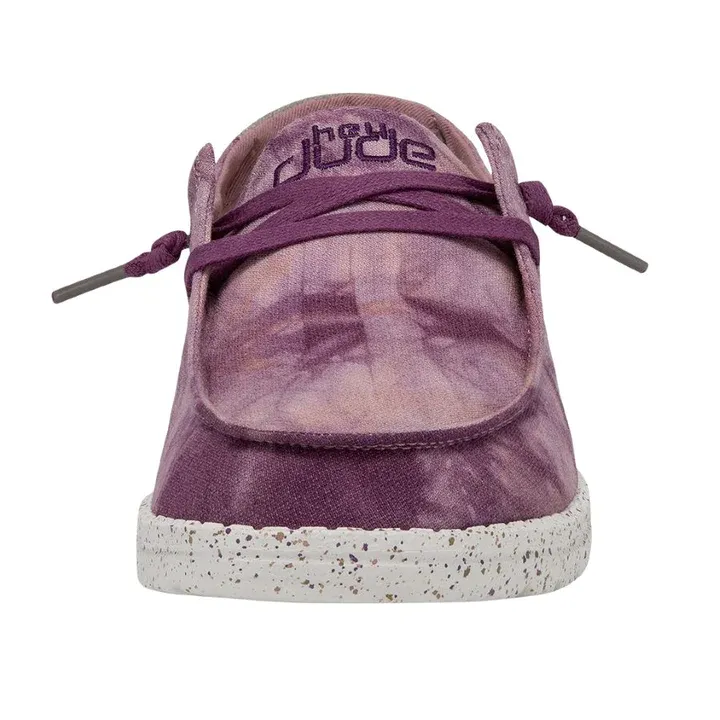 Hey Dude® Girl's Wendy Violet Tie Dye Slip On Shoes 130346867