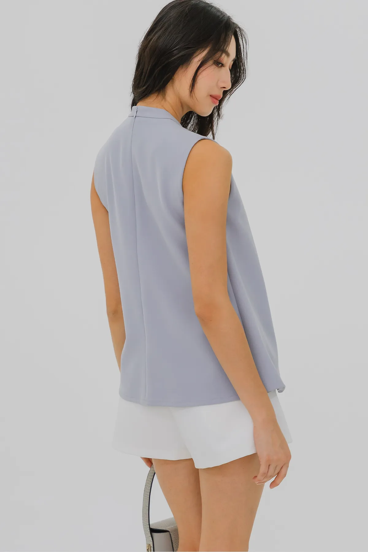 High Flyer Top (Blue-Grey)