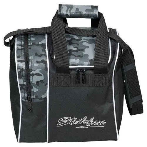KR Strikeforce Rook Grey Camo Single Tote Bowling Bag