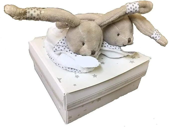 Mes Chaussons Doudou et Compagnie Rabbit Slippers Grey infants