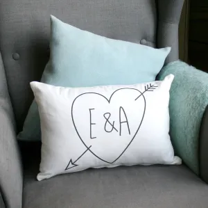 Personalised Initials Cupid Cushion