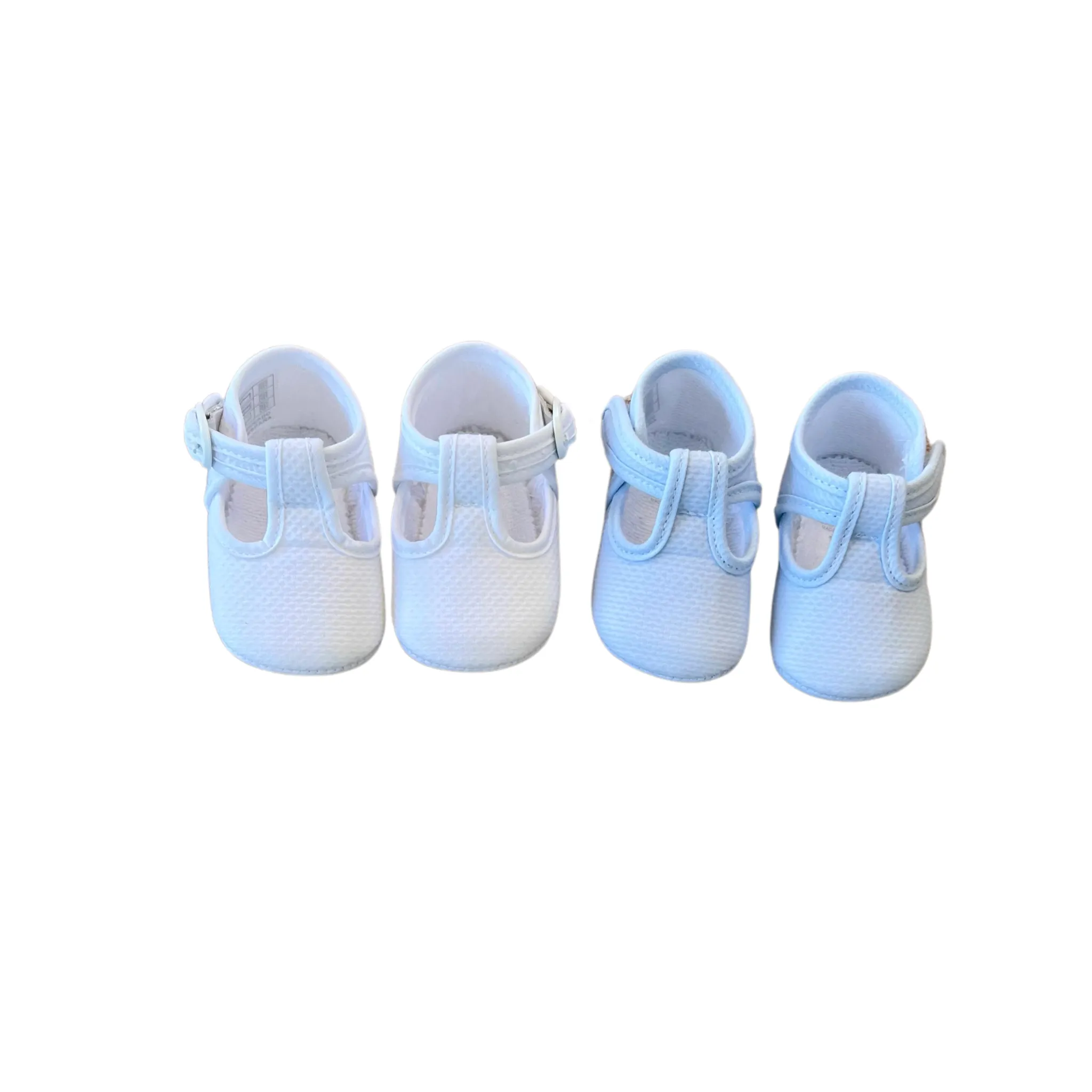 Pique Crib Shoe - T Strap