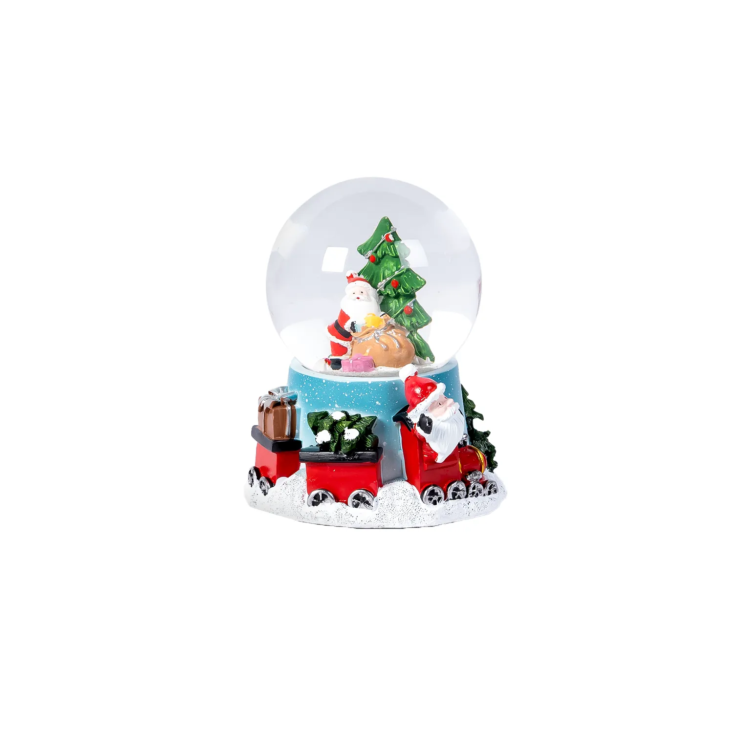 Santa LED Snow Globe - 12 cm