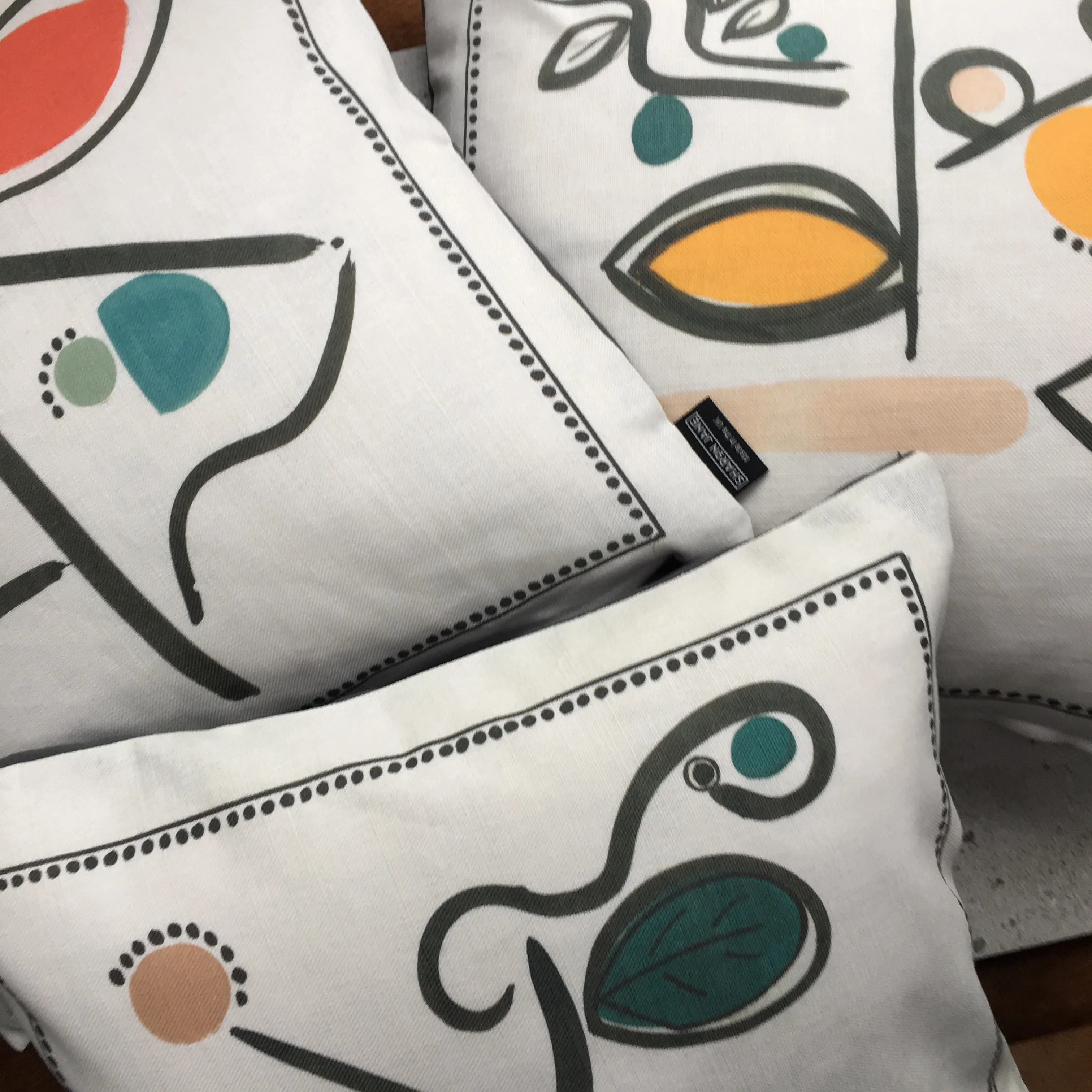 Scandi Sprig Cushion