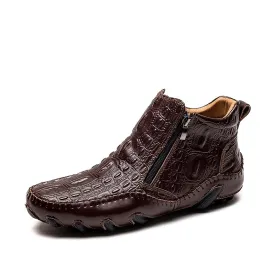 Winter High-Top Leather Shoes  Autumn Dock Layer 1